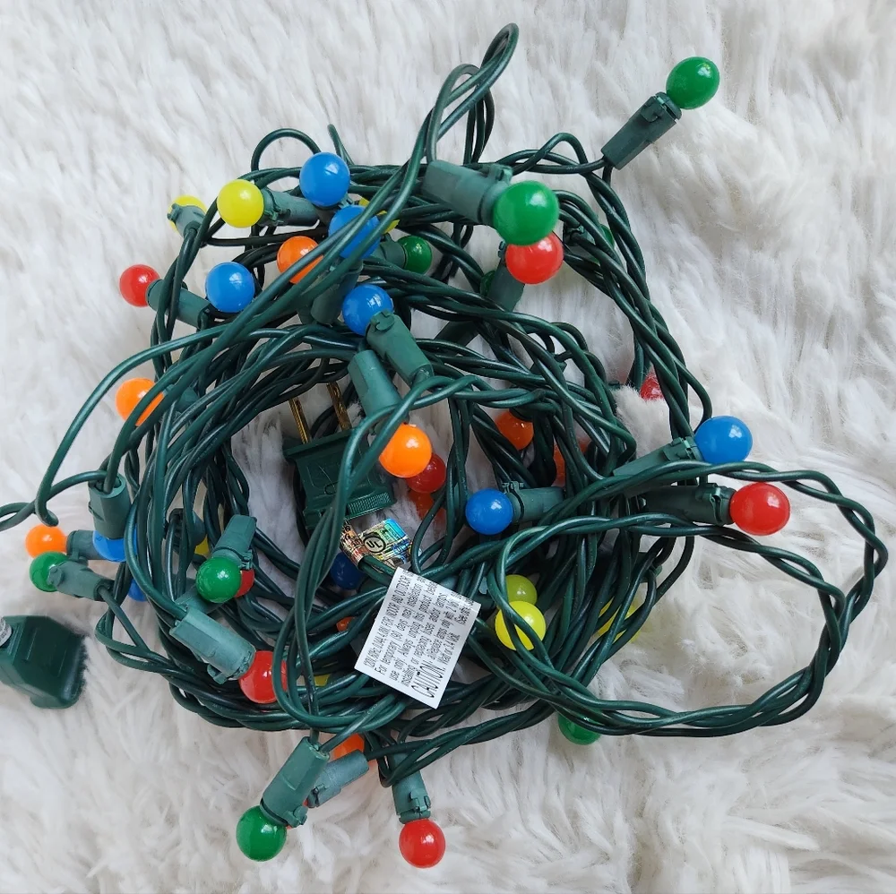 Vintage 50 ct multicolor string light